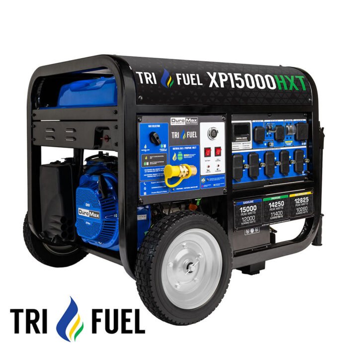 15,000 Watt Electric Start Tri Fuel Portable Generator - Image 17