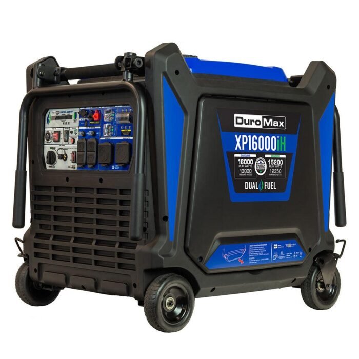 16,000 Watt Dual Fuel Portable Inverter Generator - Quiet, Low THD - Image 1