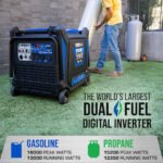 16,000 Watt Dual Fuel Portable Inverter Generator - Quiet, Low THD - Image 3